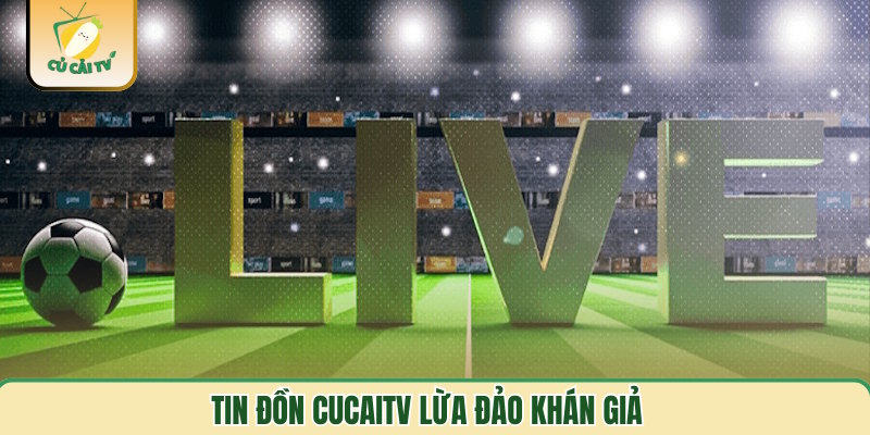 Tin đồn về việc CucaiTV lừa đảo khán giả