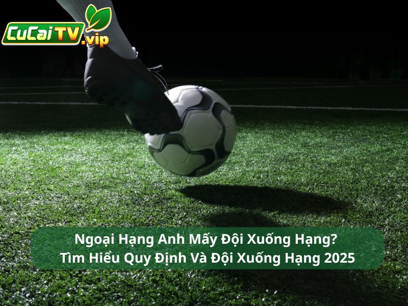 Ngoại Hạng Anh Mấy Đội Xuống Hạng? Tìm Hiểu Quy Định Và Đội Xuống Hạng 2025
