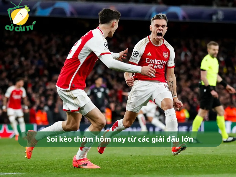 Soi kèo thơm bóng đá hôm nay chính xác nhất từ các giải đấu lớn